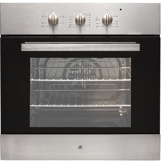 Arc AOF6SE1 60cm Stainless Steel Built-In Electric Oven - The Appliance Guys