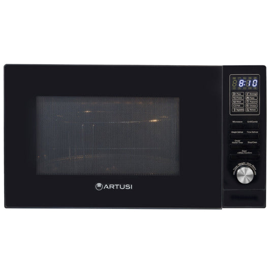 Artusi AMG25B 25L Black Freestanding Microwave Oven - The Appliance Guys