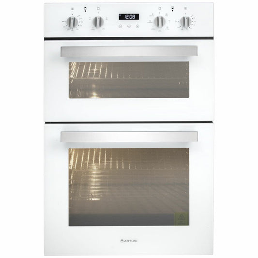 Artusi CAO888W 60cm White Electric Built-In Double Oven - The Appliance Guys