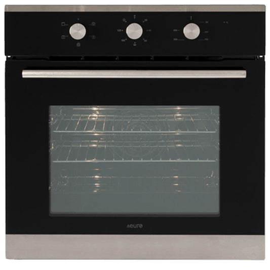 Euro Appliances EO604SX 60cm Black Built-In Electric Oven - The Appliance Guys