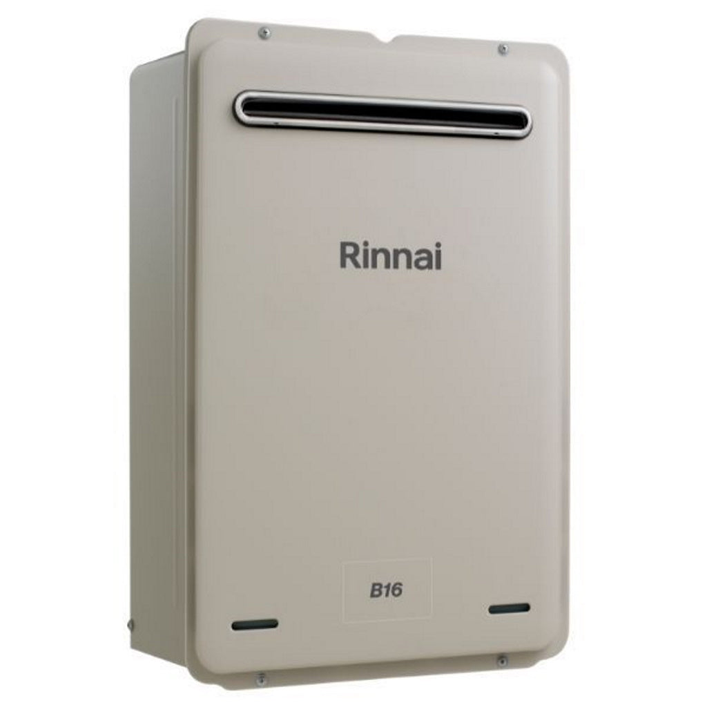 Rinnai B16L50A 16L Builders B16 50°C LPG Continuous Flow Hot Water System -  The Appliance Guys