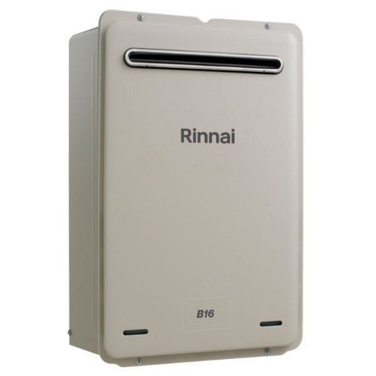Rinnai B16L50A 16L Dune Builders B16 50°C LPG Continuous Flow Hot Water System - The Appliance Guys