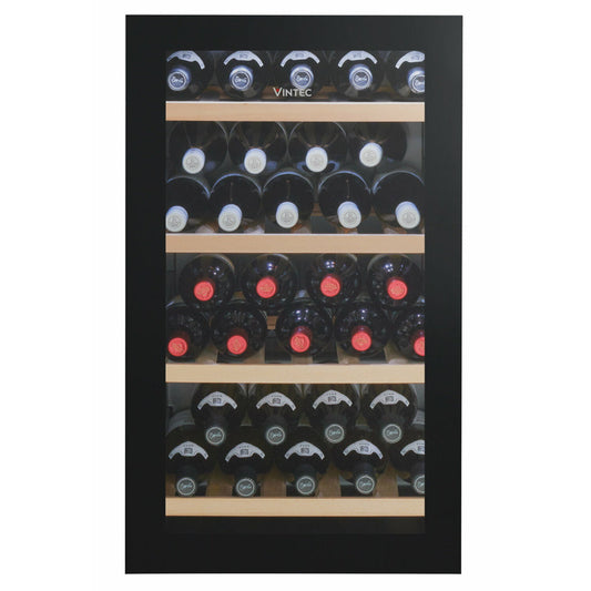 Vintec VWS035SBB Stainless Steel 35 Bottle Single-Zone Wine Cabinet