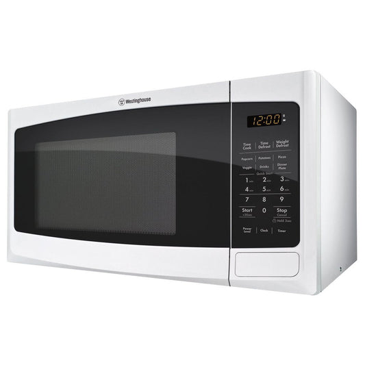 Westinghouse WMF2302WA 23L White Benchtop Microwave Oven - The Appliance Guys