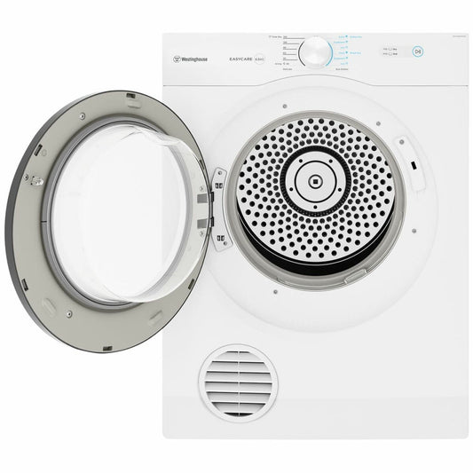 Westinghouse WDV656N3WB 6.5kg White Vented Tumble Dryer - The Appliance Guys