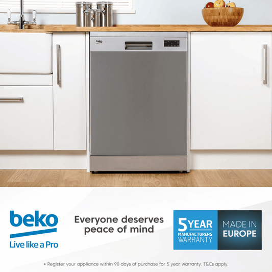 Beko BDF1410W 60cm White Freestanding Dishwasher