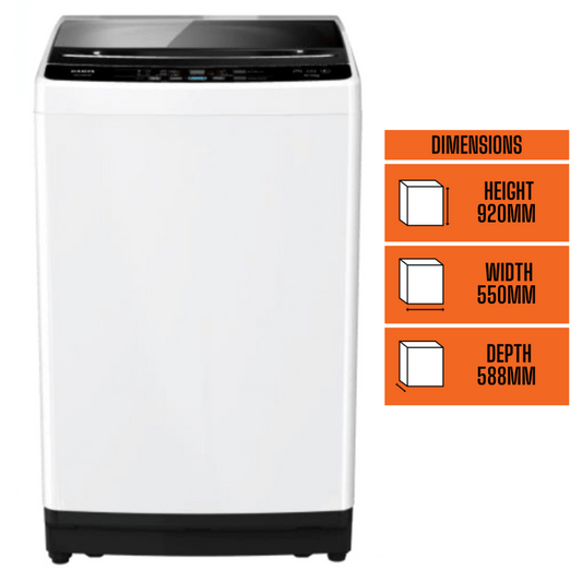 Chiq WTL65W 6.5kg White Top Load Washing Machine with 5 Year Warranty!