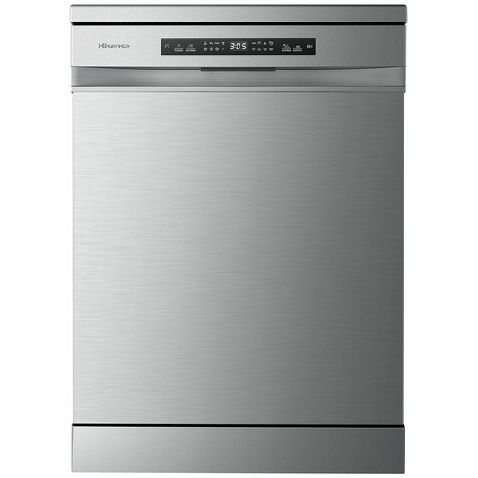 Hisense HSCE14FS 60cm Stainless Steel Freestanding Dishwasher