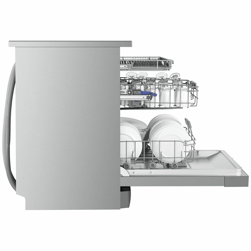 Hisense HSCM15FS 60cm Stainless Steel Freestanding Dishwasher