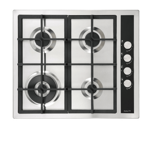 InAlto ICGW60S 60cm Stainless Steel Gas Cooktop