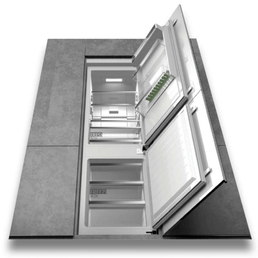 Kleenmaid CRZ25511 266L Integrated Top Mount Refrigerator with Bottom Mount Freezer