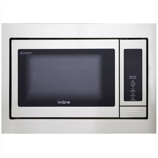 Linarie Bastia LJMO25GXBI 25L Stainless Steel Grill Combi FlatWave Technology Built-In Microwave