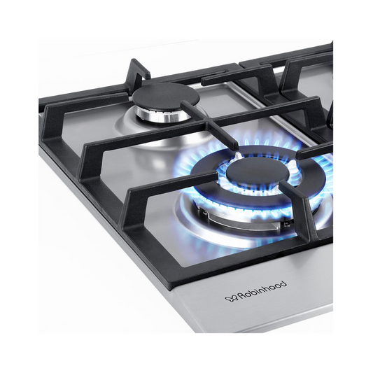 Robinhood HGA604FKSS Stainless Steel 60cm Gas Cooktop *AVAILABLE IN QLD ONLY*