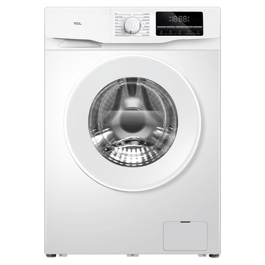 TCL P618FLW White 7.5kg Front Load Washing Machine