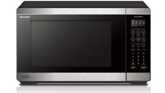 Sharp SM267FHST 26L Flatbed Microwave Oven with Smart Inverter Stainless Steel