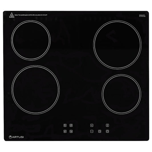 Artusi CACC1A 60cm Black Ceramic Electric Cooktop - The Appliance Guys