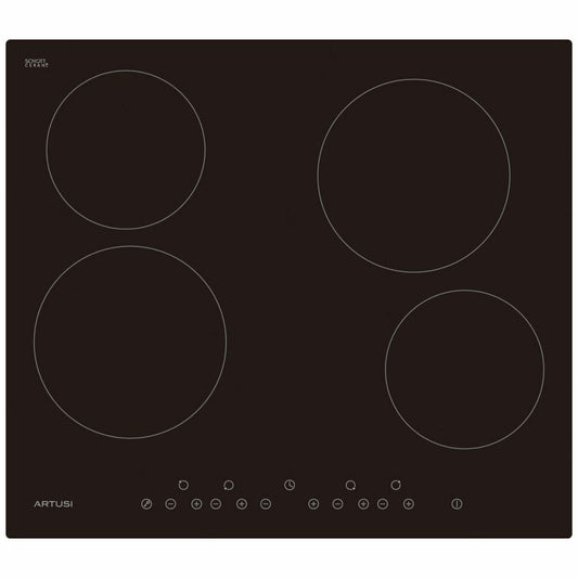 Artusi CACC60 60cm Black Ceramic Electric Cooktop - The Appliance Guys