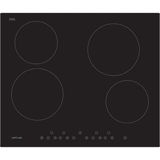 Artusi CACC70 70cm Black Ceramic Electric Cooktop - The Appliance Guys