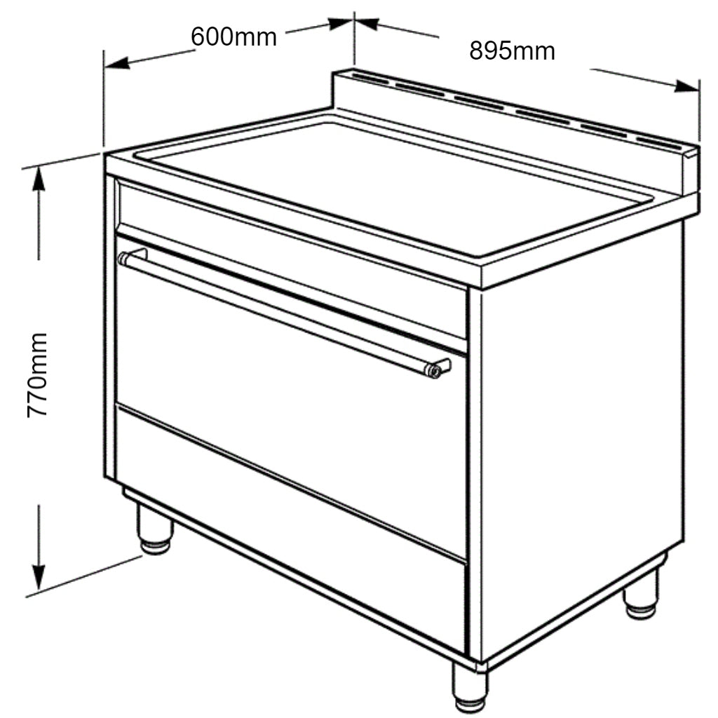 Artusi CAFI95X 90cm Induction Cooktop Stove The Appliance Guys