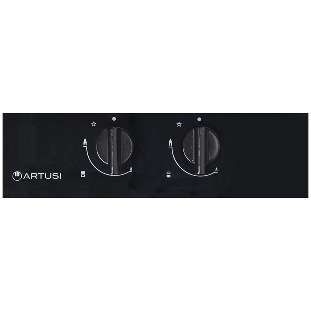 Artusi CAGH32B 30cm Black Domino Gas Cooktop - The Appliance Guys