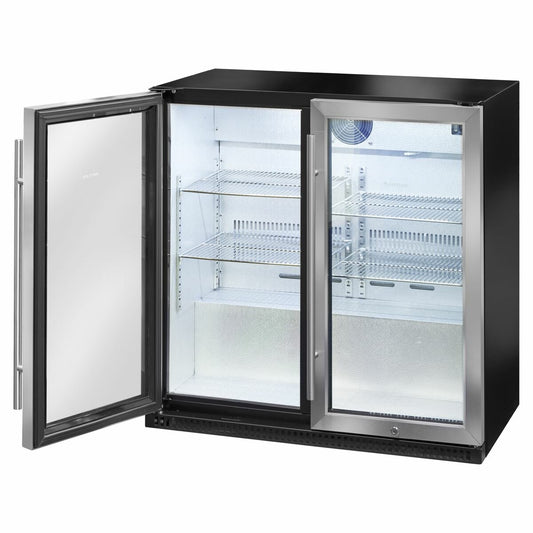 Artusi AOF2S 190L Stainless Steel Double Door Outdoor Beverage Centre - The Appliance Guys