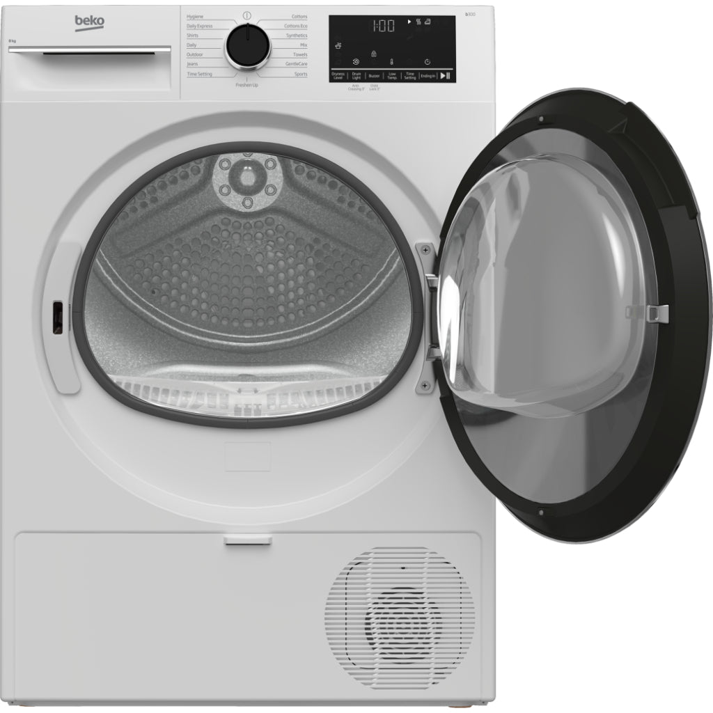 Beko BDCB8020W 8kg White Condenser Tumble Dryer - The Appliance Guys