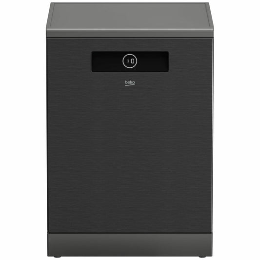 Beko BDF1640DX 60cm Dark Stainless Freestanding Dishwasher with Hygiene Intense - The Appliance Guys