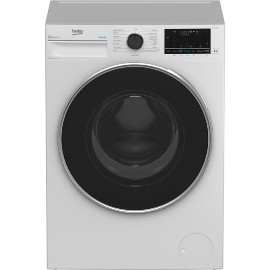 Beko BFLB902ADW 9kg White Front Load Washing Machine with Autodose - The Appliance Guys