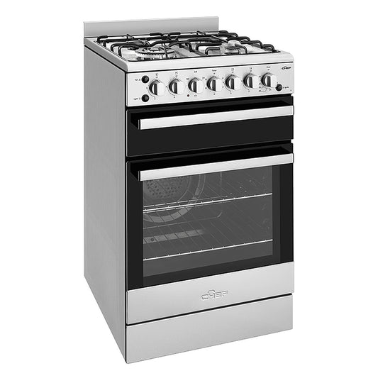 CHEF CFG517SBNG 54cm Freestanding Natural Gas Stove - The Appliance Guys