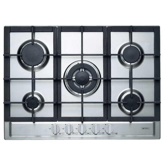Emilia SEC75GWI 70cm Stainless Steel Gas Cooktop