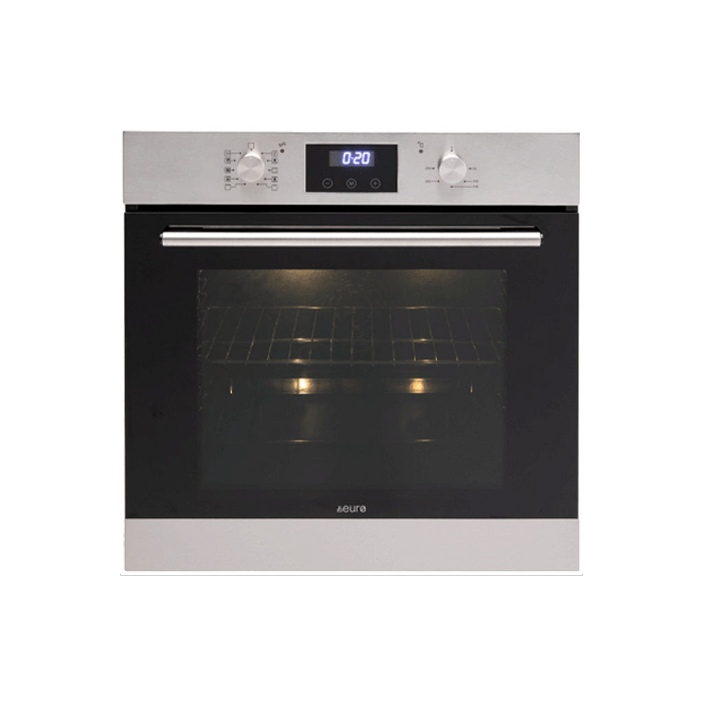 Euro Appliances EO6082BX2 60cm Stainless Steel Built-In Electric Oven - The Appliance Guys