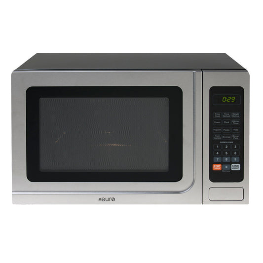 Euro Appliances EP34MWS 34L Stainless Steel Benchtop Microwave - The Appliance Guys