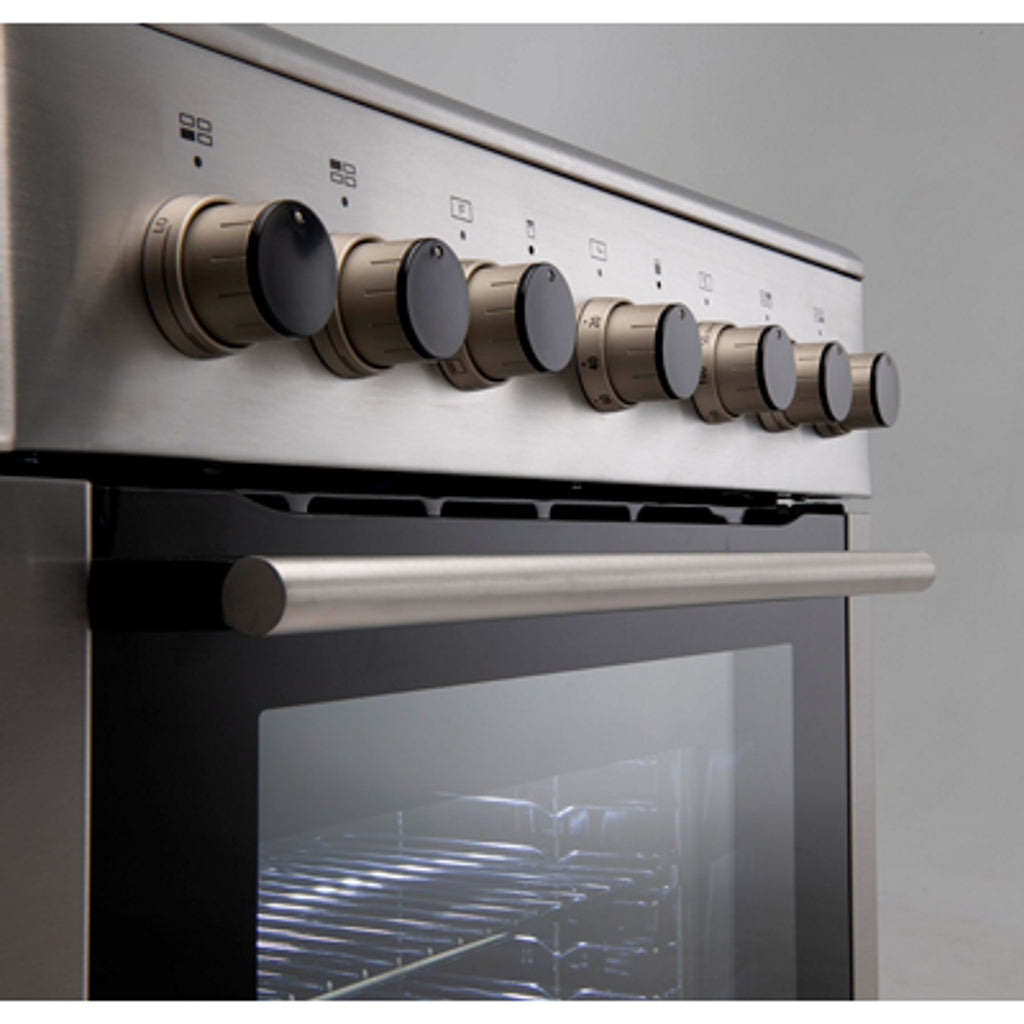 Euro Appliances EV600EESX 60cm Stainless Steel Electric Freestanding Stove - The Appliance Guys
