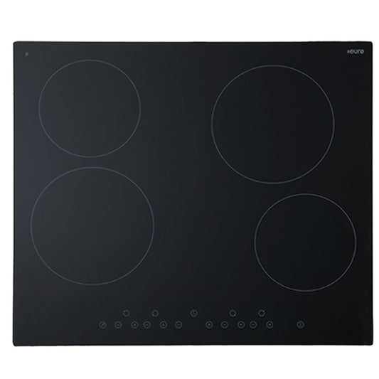 Euro Appliances ECT600C4 60cm Black Ceramic Cooktop - The Appliance Guys