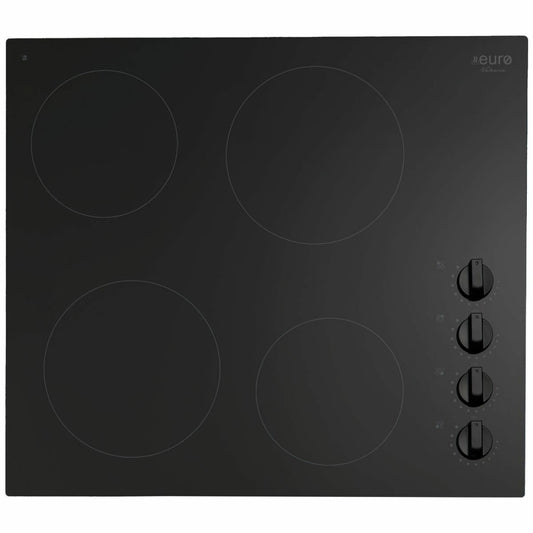Euro Appliances ECT600CB 60cm Black Ceramic Cooktop - The Appliance Guys