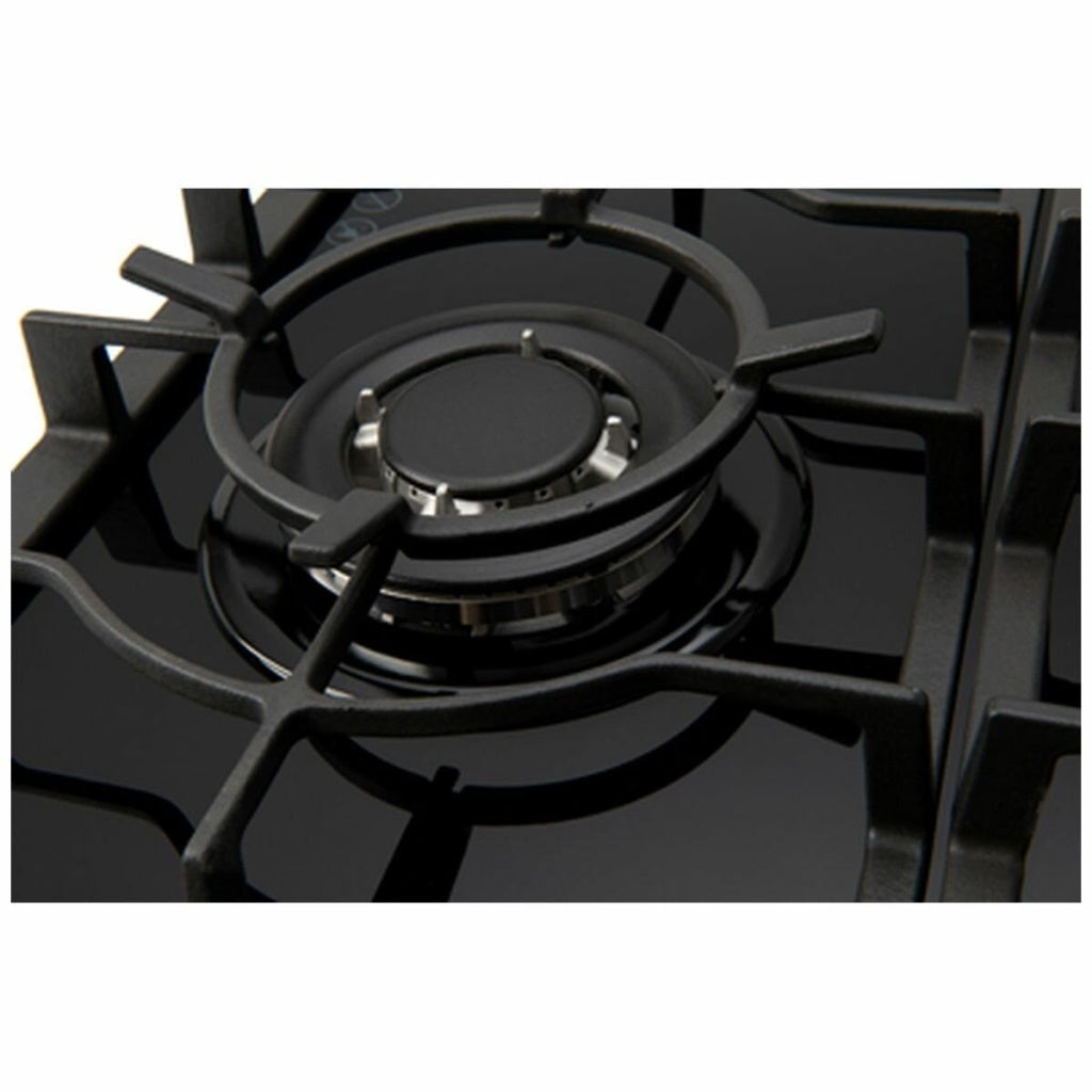 Euro Appliances ECT900GBK2 90cm Black Gas Cooktop - The Appliance Guys