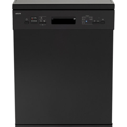 Euro Appliances ED614BK 60cm Black Freestanding Dishwasher - The Appliance Guys