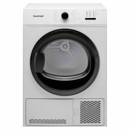 Euromaid ECD700W 7kg White Condenser Dryer - The Appliance Guys