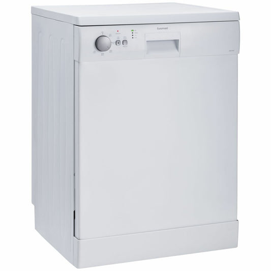 Euromaid EDW14W 60cm White Freestanding Dishwasher With 14 Place Settings - The Appliance Guys