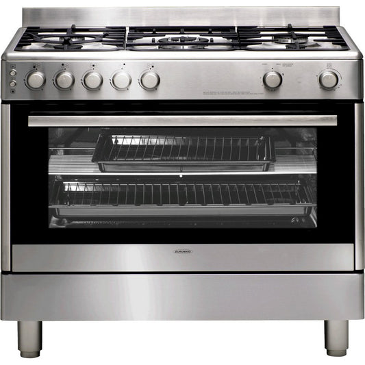 Euromaid GG90S 90cm Stainless Steel Freestanding Gas Stove - The Appliance Guys