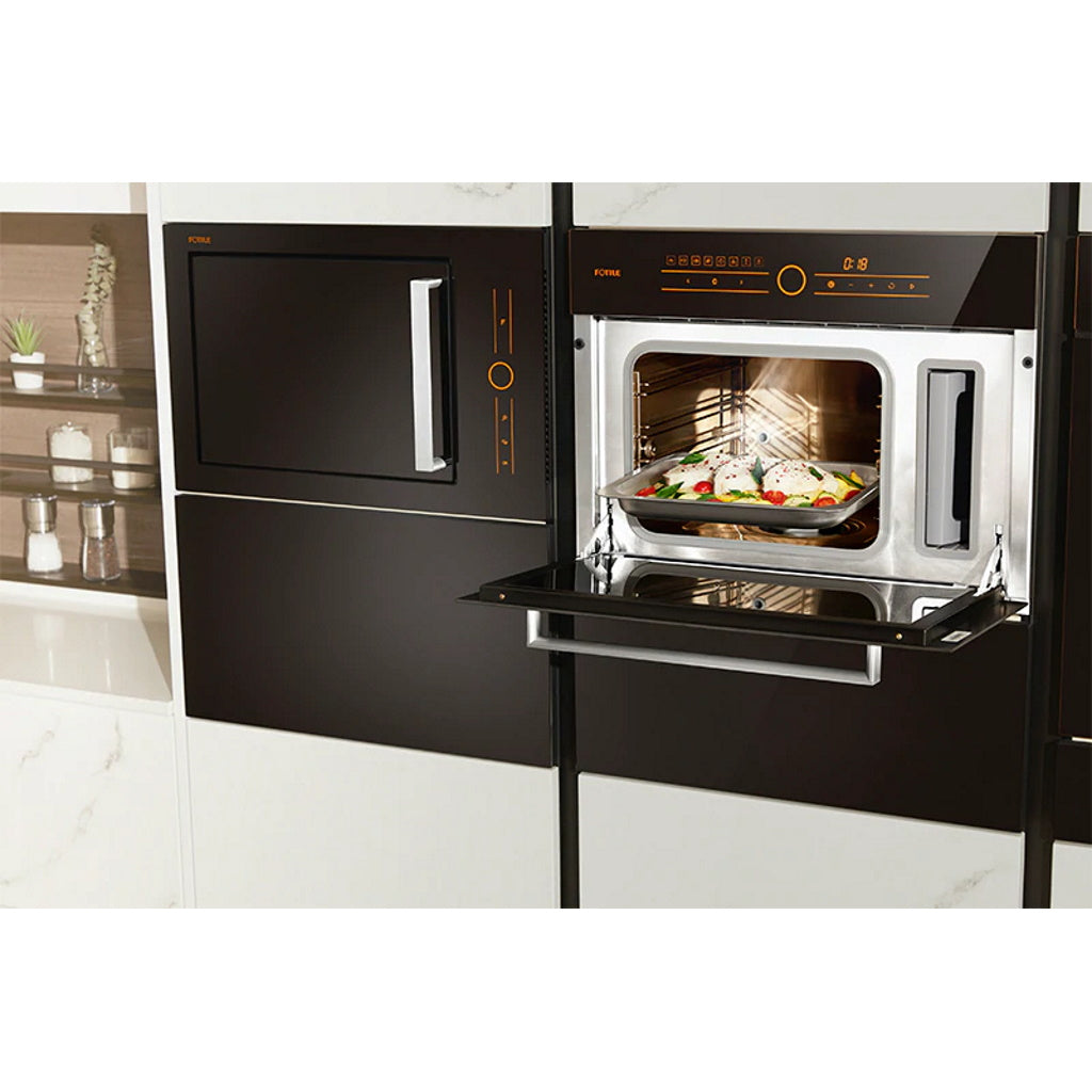 Fotile SCD42-C2T 60cm Black Steam Electric Built-In Oven - The Appliance Guys