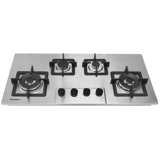 Goldline SAB4GLSS 93cm Stainless Steel Gas Cooktop - The Appliance Guys