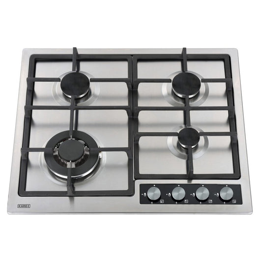 Kardi KAG60SSX3 60cm Stainless Steel Gas Cooktop - The Appliance Guys