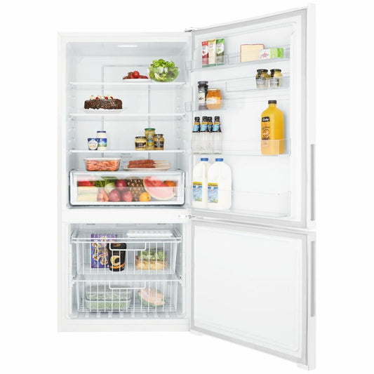 Kelvinator KBM5302WC-R 496L White Bottom Mount Frost Free Refrigerator - The Appliance Guys