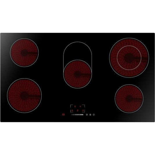 Omega OCC90TZ 90cm Ceramic Electric Cooktop - The Appliance Guys
