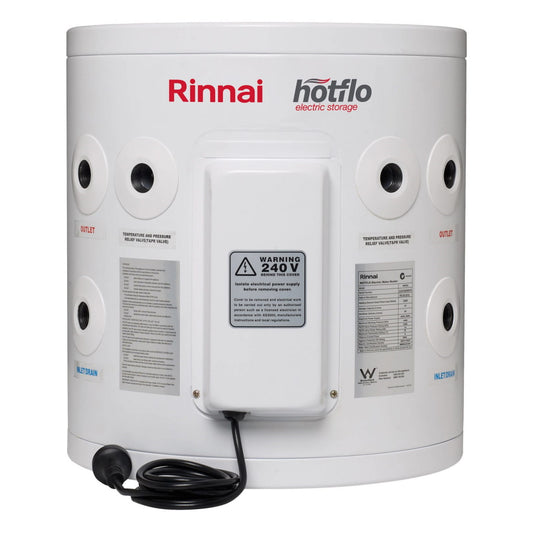 Rinnai EHF25S24P 25L Hotflo Electric Storage Hot Water System - The Appliance Guys