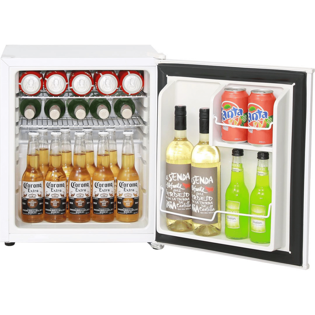 Schmick HUSBC46WRET 46L White Vintage Mini Bar Fridge The Appliance