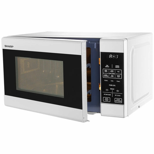 Sharp R211DW 20L 750W Compact Microwave Oven - The Appliance Guys