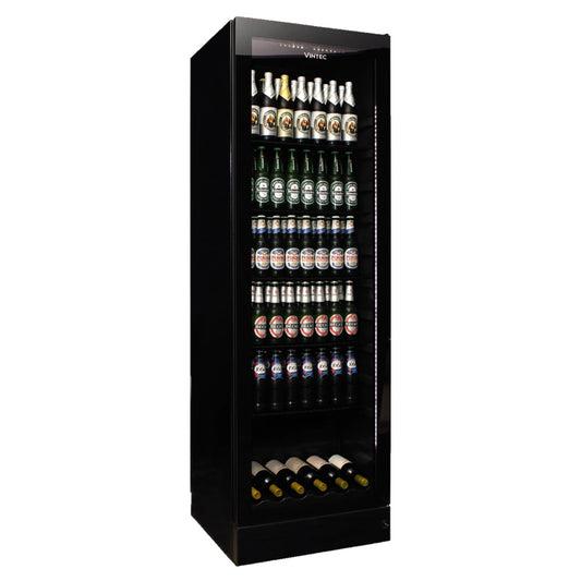 Vintec V190BVC-BKLH Black 250 Beer Bottle Beverage Centre