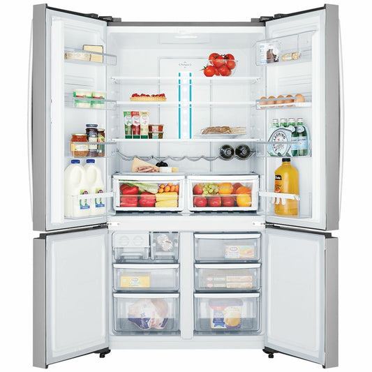 Westinghouse WQE6000SB 600L Stainless Steel French Door Fridge - The Appliance Guys